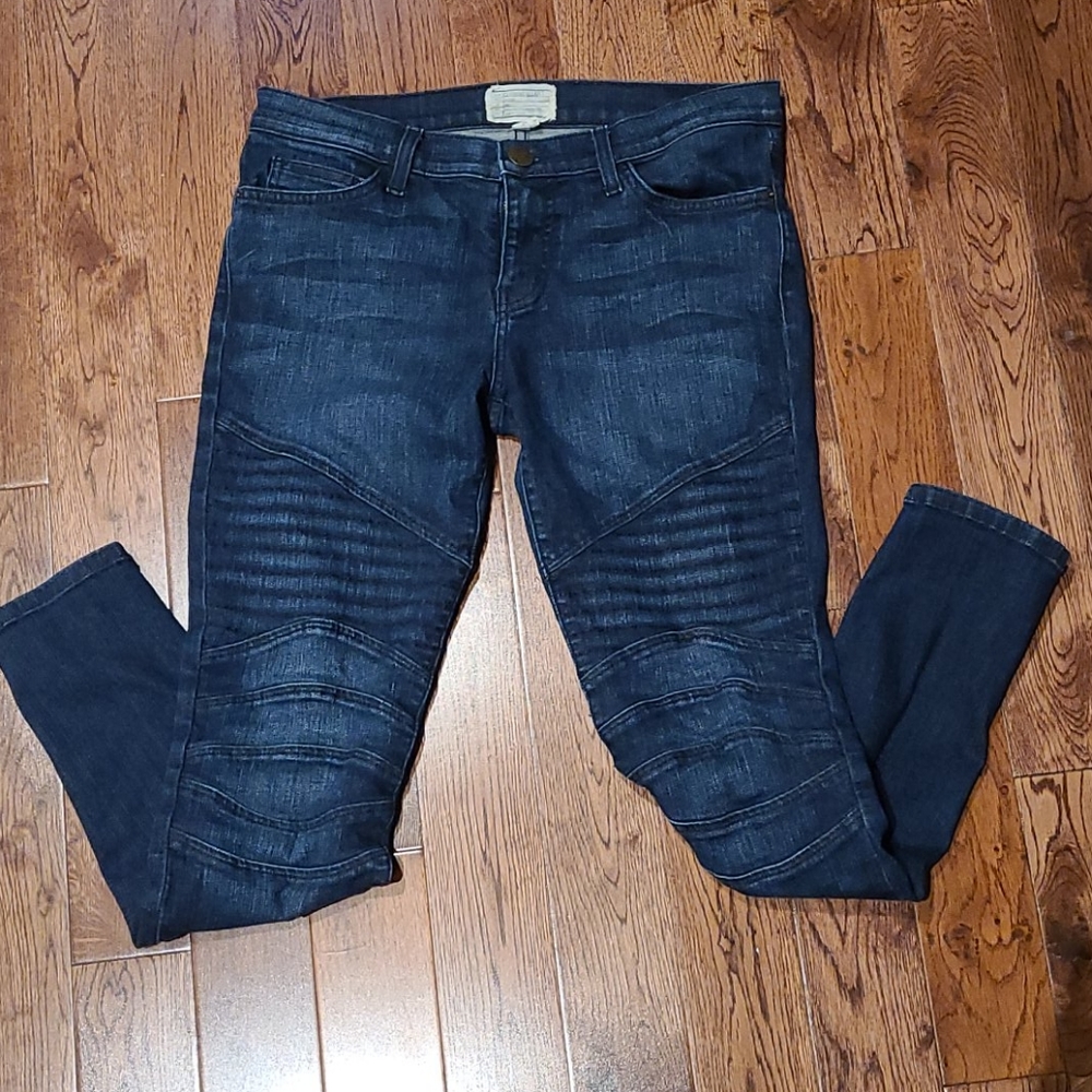 Current/Elliott Skinny Moto Jeans